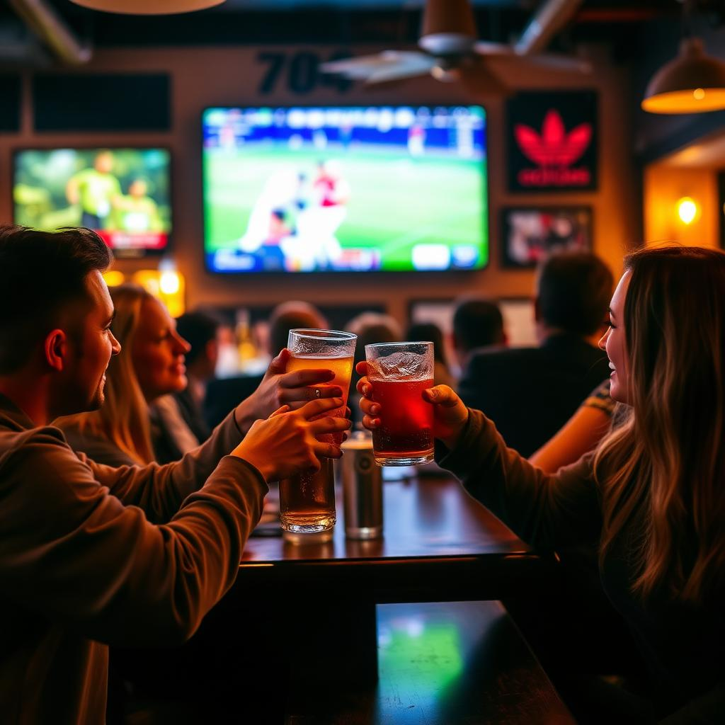 Ambiance conviviale, diffusion des sports